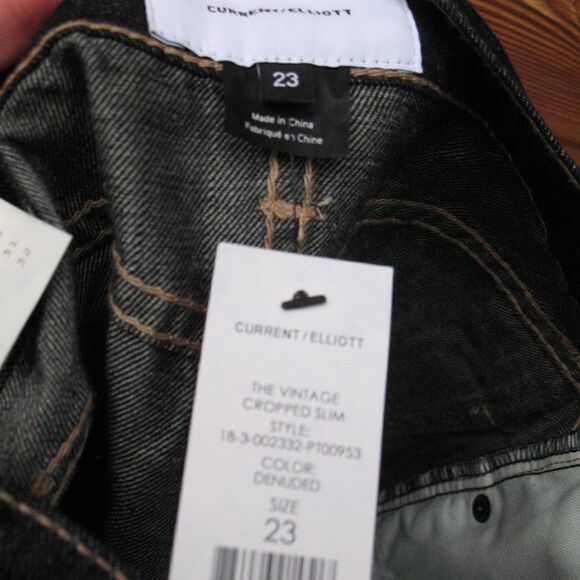 NWT Current Elliot Vintage Cropped Slim Jeans - Picture 10 of 12